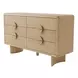 Gabrielle Light Oak 6 Drawer Dresser