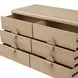 Gabrielle Light Oak 6 Drawer Dresser