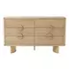 Gabrielle Light Oak 6 Drawer Dresser