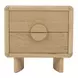 Gabrielle Light Oak 2 Drawer Nightstand