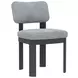 Gabrielle Black Upholstered Side Chair Set of 2