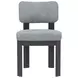 Gabrielle Black Upholstered Side Chair Set of 2