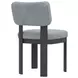 Gabrielle Black Upholstered Side Chair Set of 2