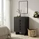 Gabrielle Black 5 Drawer Chest