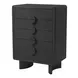 Gabrielle Black 5 Drawer Chest