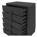 Gabrielle Black 5 Drawer Chest