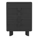 Gabrielle Black 5 Drawer Chest