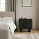 Gabrielle Black 2 Drawer Nightstand