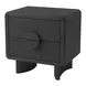 Gabrielle Black 2 Drawer Nightstand