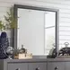 Cottage View Dark Gray 6 Drawer Dresser with Mirror