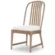 Melrose Cloud White and Desert Oak 74" Rectangular Dining Room Set