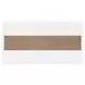 Melrose Cloud White and Desert Oak 74" Rectangular Dining Table