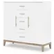 Melrose Cloud White and Desert Oak 2 Door Chest