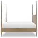 Melrose Desert Oak King Poster Bed