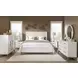 Melrose Cloud White Queen Panel Bed