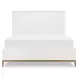 Melrose Cloud White Queen Panel Bed