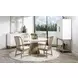 Melrose Cloud White Upholstered Side Chair Set of 2
