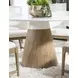 Melrose Cloud White and Desert Oak 54" Round Dining Table
