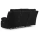 Technique Onyx 91" Power Reclining Sofa with Drop Down Table and USB Charging