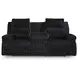 Technique Onyx 91" Power Reclining Sofa with Drop Down Table and USB Charging