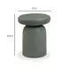Lydia Green Outdoor Round Side Table