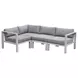 Nash Outdoor Seating Buff 4 Piece Outdoor Modular Sectional