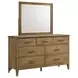 Andover Maple Rectangular Dresser Mirror