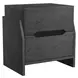 Darby Midnight Blue 2 Drawer Nightstand with USB Charging