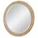 Torrance Aged Driftwood Round Dresser Mirror