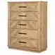 Torrance Aged Driftwood 5 Drawer Chest