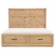 Torrance Aged Driftwood Queen Storage Panel Bed