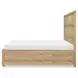Torrance Aged Driftwood Queen Storage Panel Bed