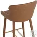 Cascade Milliken Cognac Bar Stool