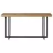 Eden Dune and Black Rectangular Bar Table Set with USB Charging