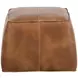 Ashford Tobacco Tan Upholstered Square Ottoman