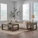 Broadmore Cobblestone Brown Rectangular End Table