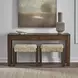 Broadmore Cobblestone Brown Rectangular Console Table