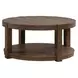 Broadmore Cobblestone Brown Round Cocktail Table