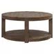 Broadmore Cobblestone Brown Round Cocktail Table