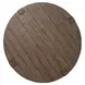 Broadmore Cobblestone Brown Round Cocktail Table