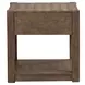Broadmore Cobblestone Brown Rectangular End Table