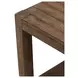 Broadmore Cobblestone Brown Rectangular Chairside Table