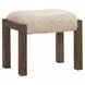 Broadmore Beige Upholstered Console Stool