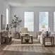Broadmore Cobblestone Brown Rectangular Occasional Table Set