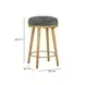 Oodle Green Performance Vegan Mohair Upholstered Counter Height Stool