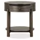 Hadleigh Black Coffee Bean Round End Table