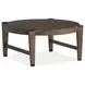 Kaysen Wallaby and Matte Black Round Cocktail Table