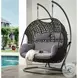 Vasant Fabric and Wicker Hanging Chair