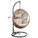 Vasant Fabric and Rope Hanging Chair