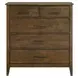Andover Walnut 5 Drawer Chest